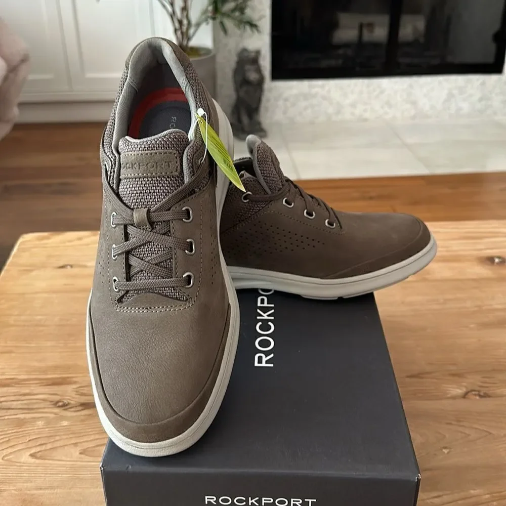 ROCKPORT ZADEN UBAL OX NEW IN BOX MENS SIZE 8.5 OLIVE COLOR - Picture 3 of 11